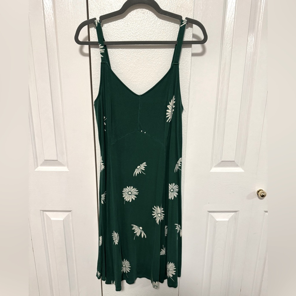 Torrid green daisy tank dress